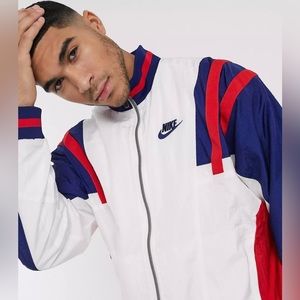 Men’s Nike Woven 1993 Re-Issue Jacket Size M / Blue, White and Red